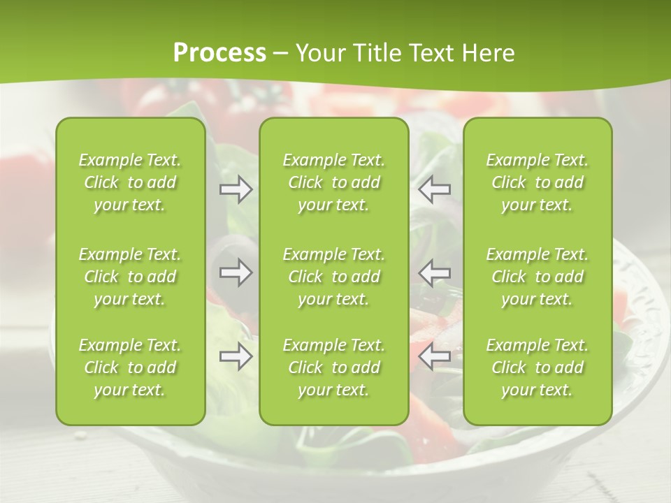 Fresh Mixed Vegetable Salad PowerPoint Template