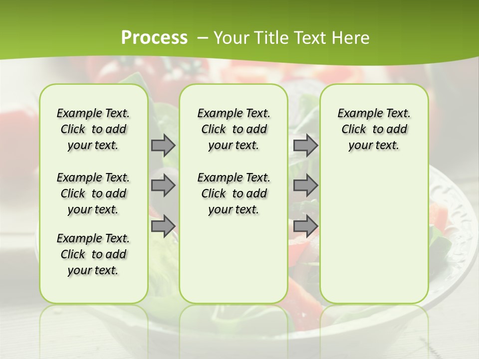 Fresh Mixed Vegetable Salad PowerPoint Template