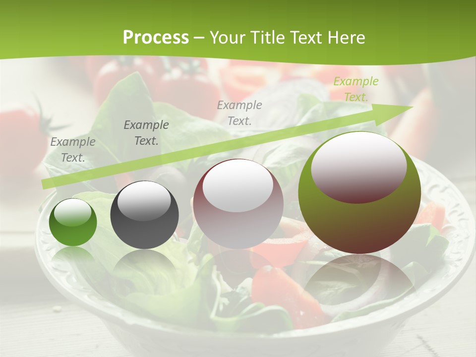 Fresh Mixed Vegetable Salad PowerPoint Template