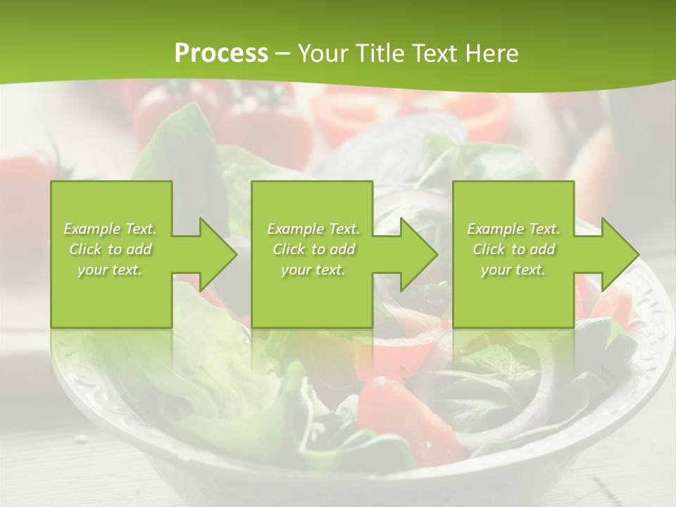 Fresh Mixed Vegetable Salad PowerPoint Template