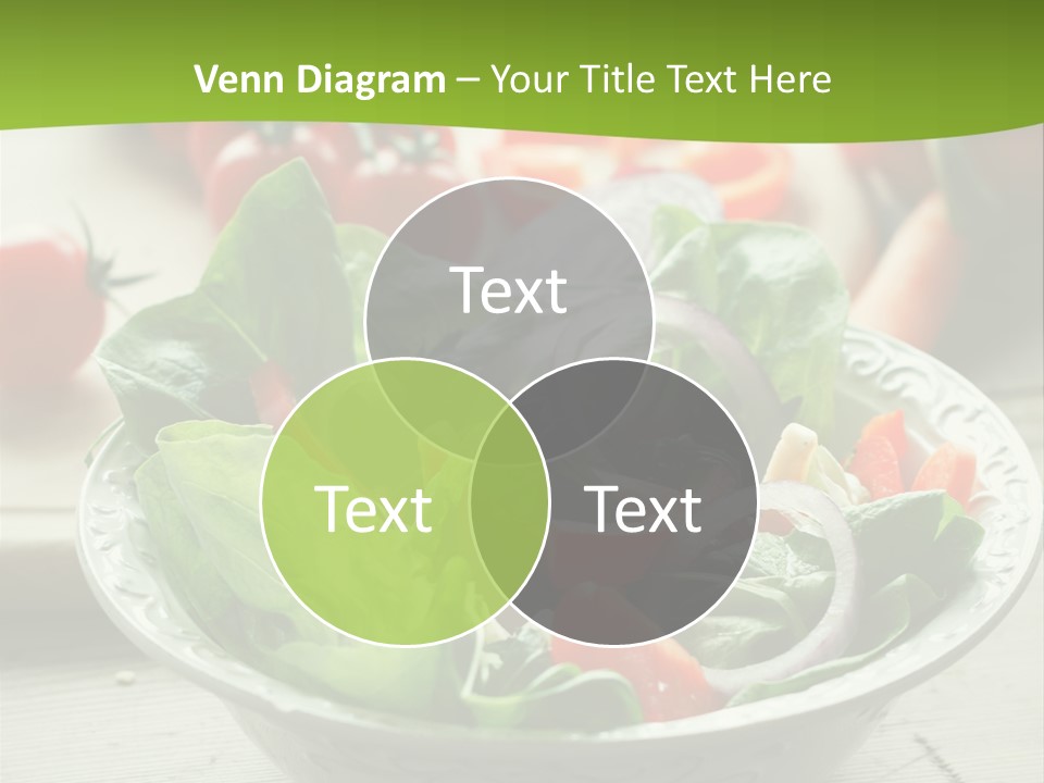 Fresh Mixed Vegetable Salad PowerPoint Template