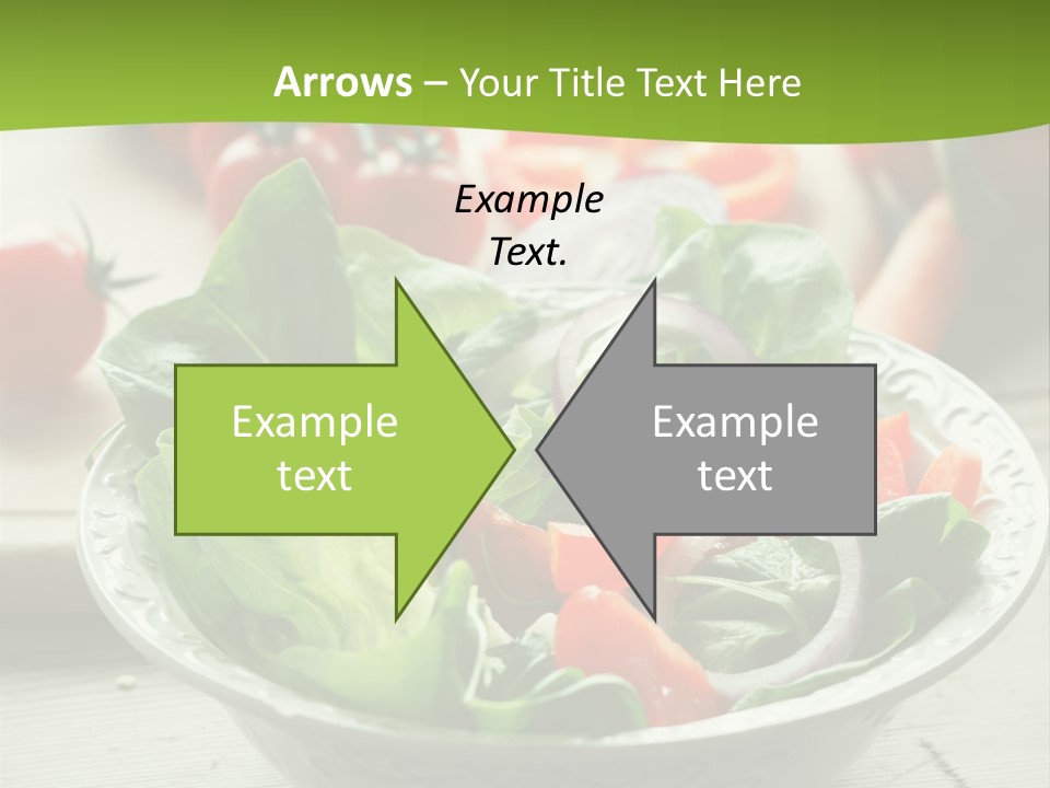 Fresh Mixed Vegetable Salad PowerPoint Template