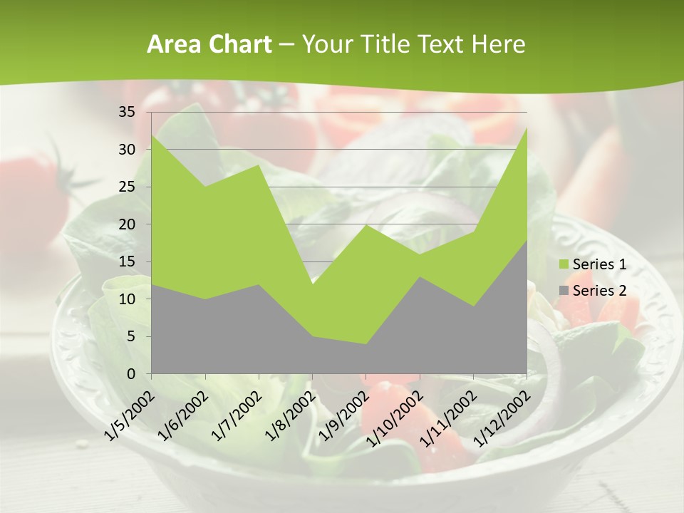 Fresh Mixed Vegetable Salad PowerPoint Template