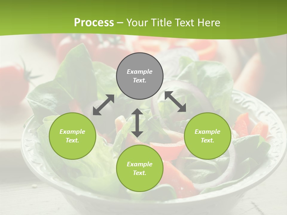 Fresh Mixed Vegetable Salad PowerPoint Template
