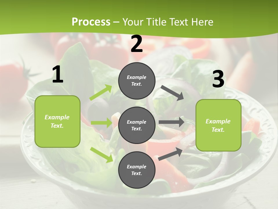 Fresh Mixed Vegetable Salad PowerPoint Template