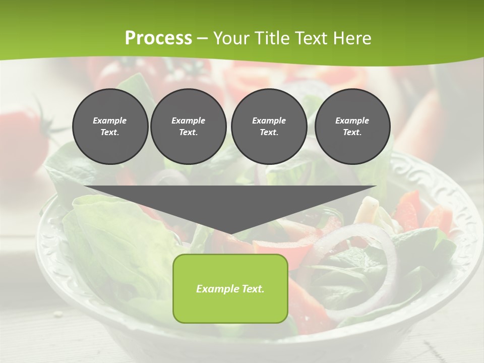 Fresh Mixed Vegetable Salad PowerPoint Template
