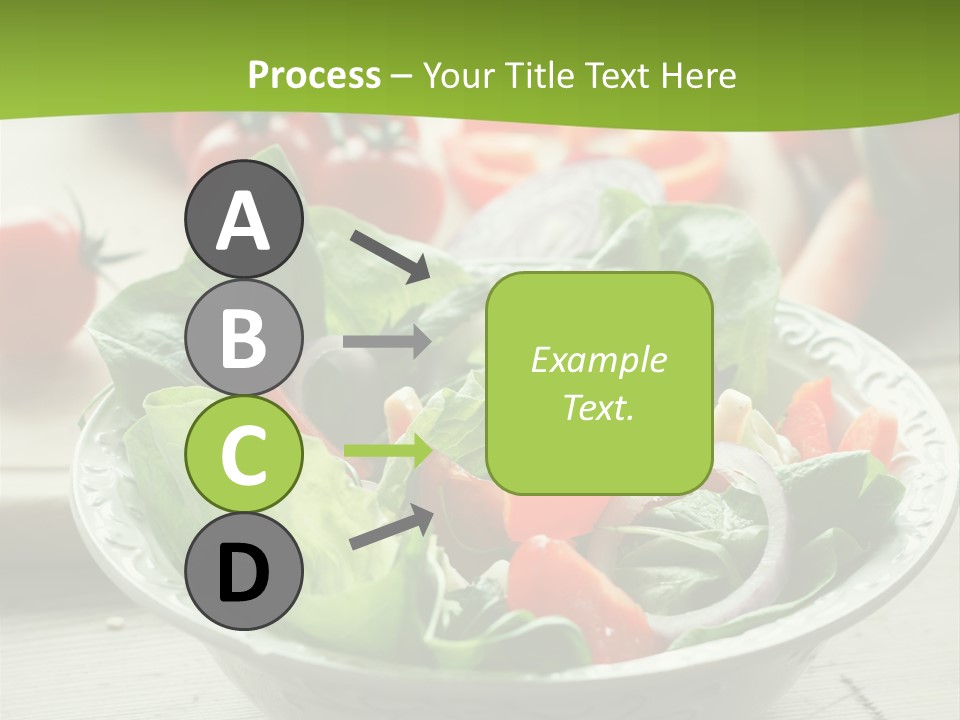 Fresh Mixed Vegetable Salad PowerPoint Template