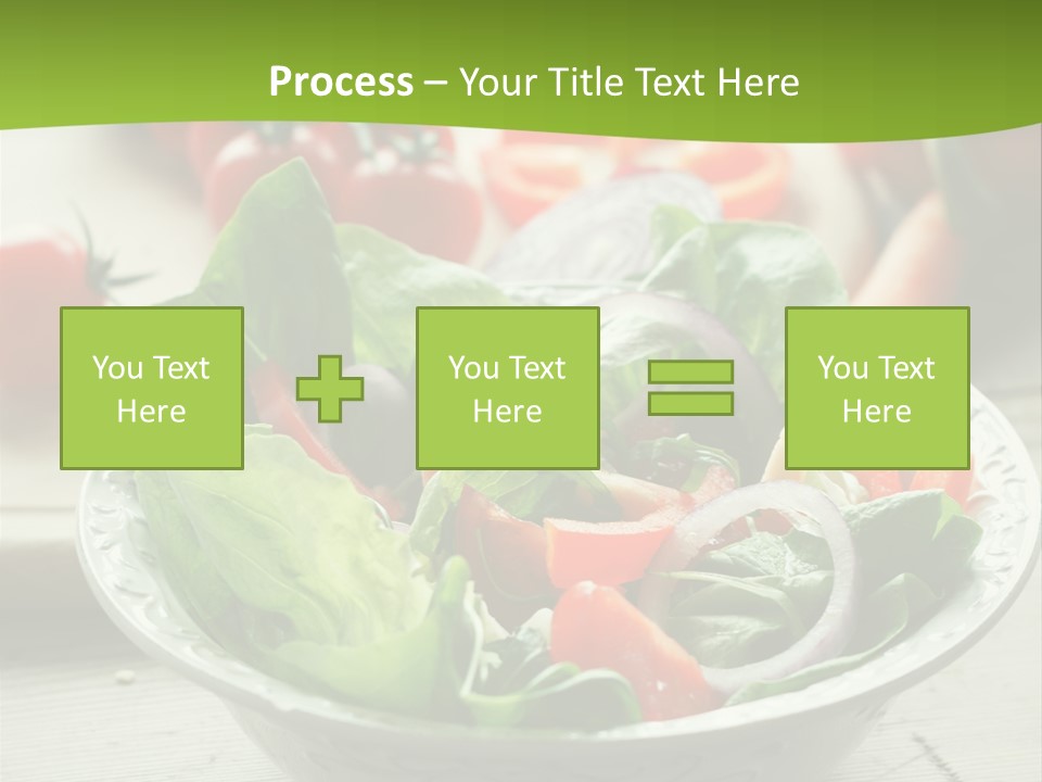 Fresh Mixed Vegetable Salad PowerPoint Template