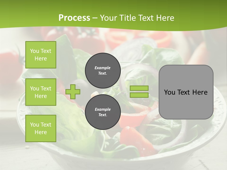 Fresh Mixed Vegetable Salad PowerPoint Template
