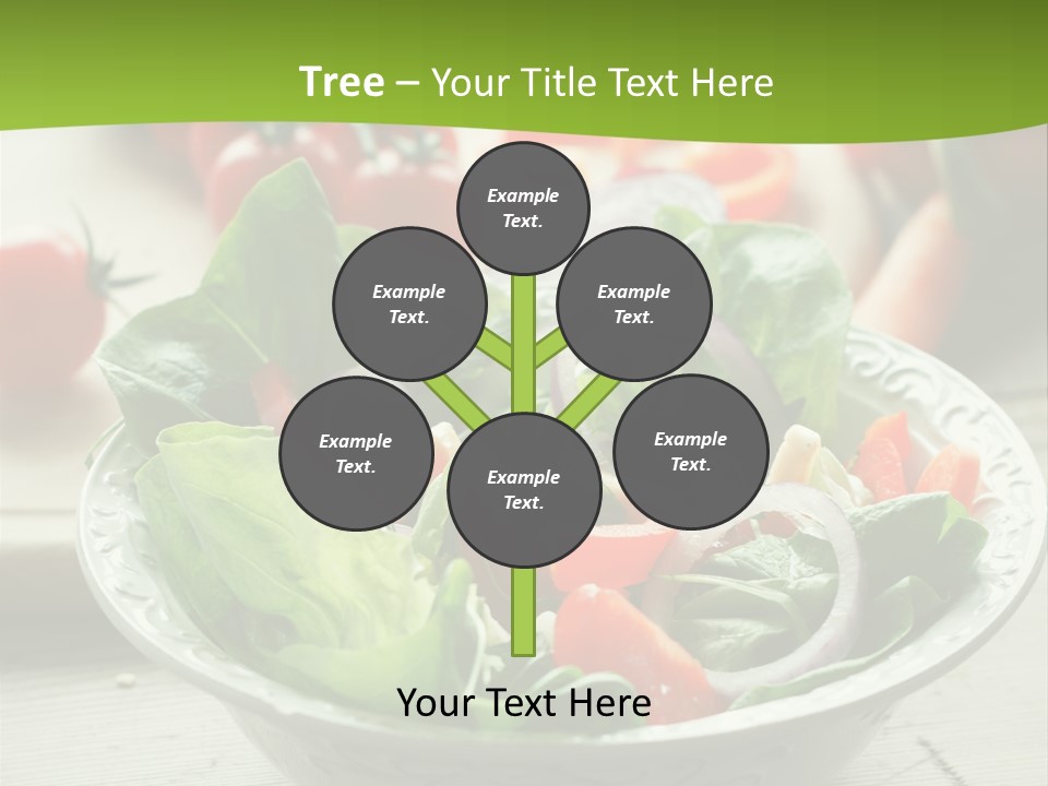 Fresh Mixed Vegetable Salad PowerPoint Template