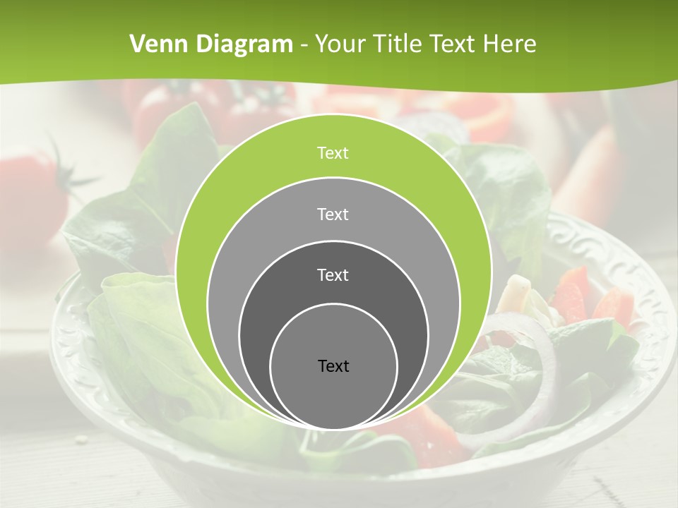Fresh Mixed Vegetable Salad PowerPoint Template
