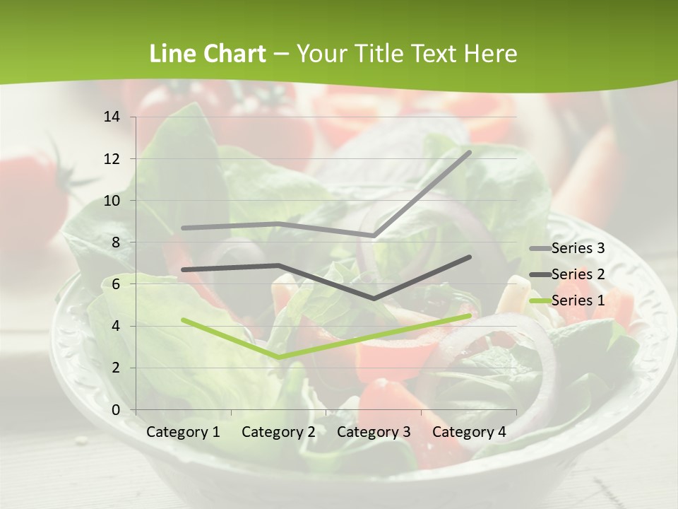Fresh Mixed Vegetable Salad PowerPoint Template