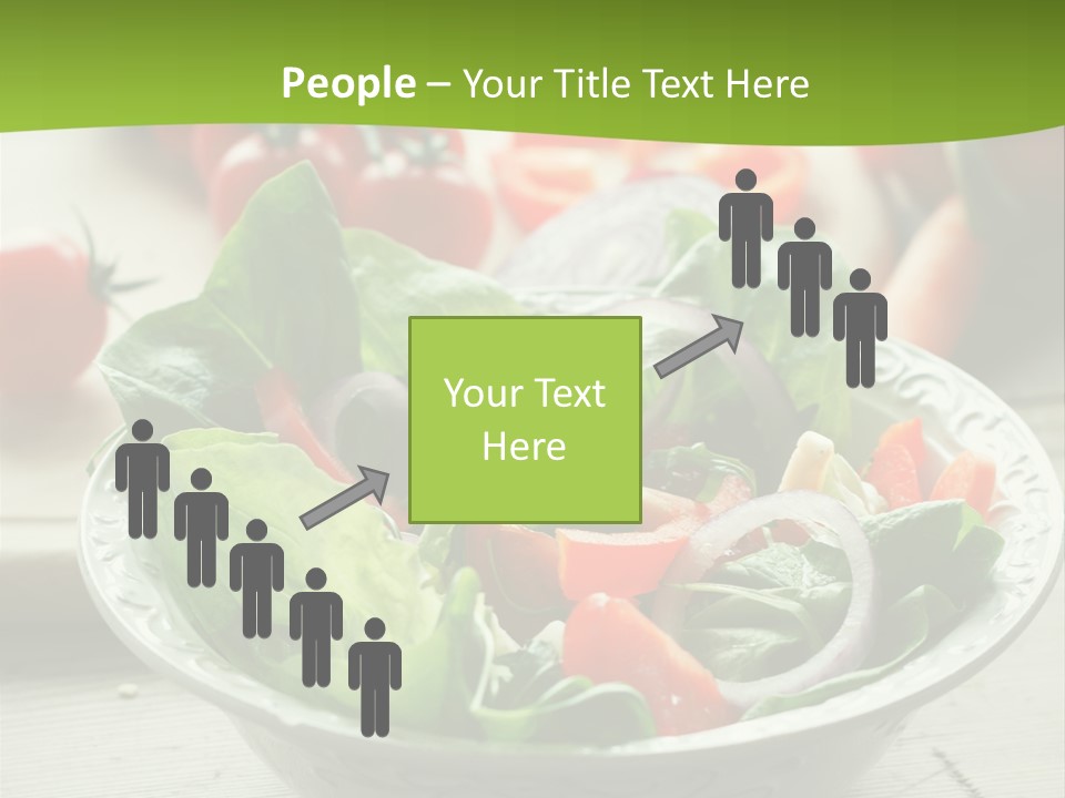 Fresh Mixed Vegetable Salad PowerPoint Template
