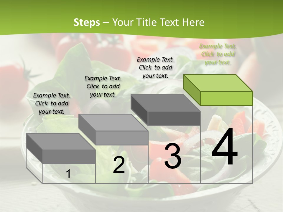 Fresh Mixed Vegetable Salad PowerPoint Template