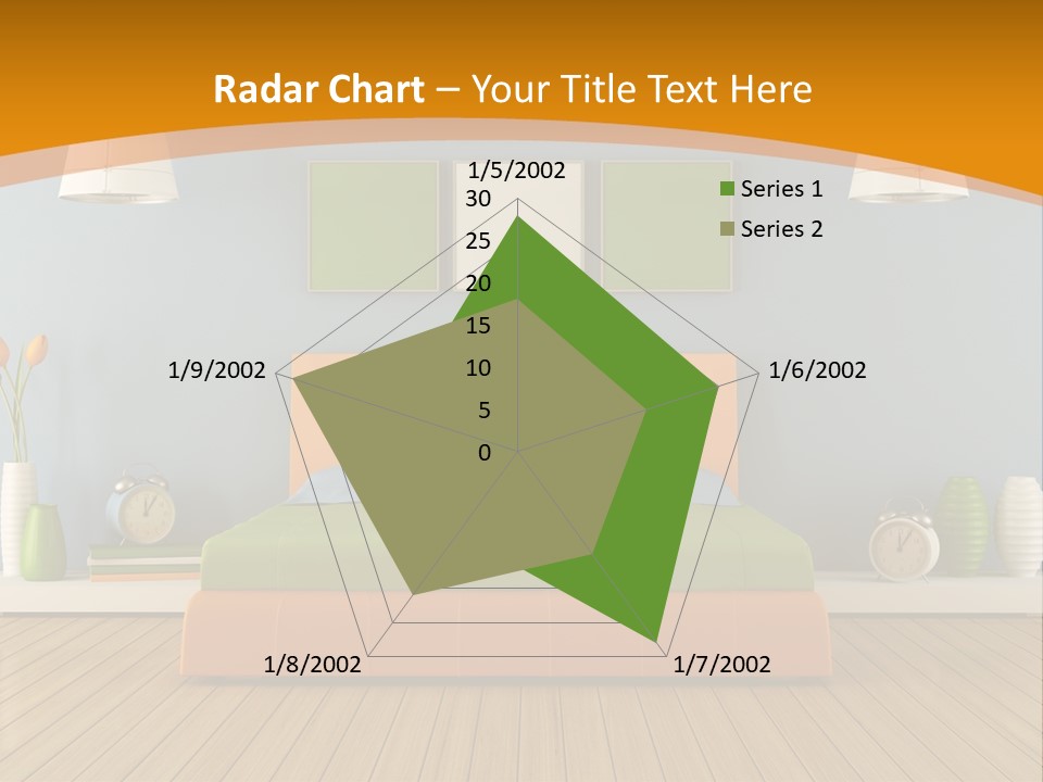 Colorful Contemporary Bedroom PowerPoint Template