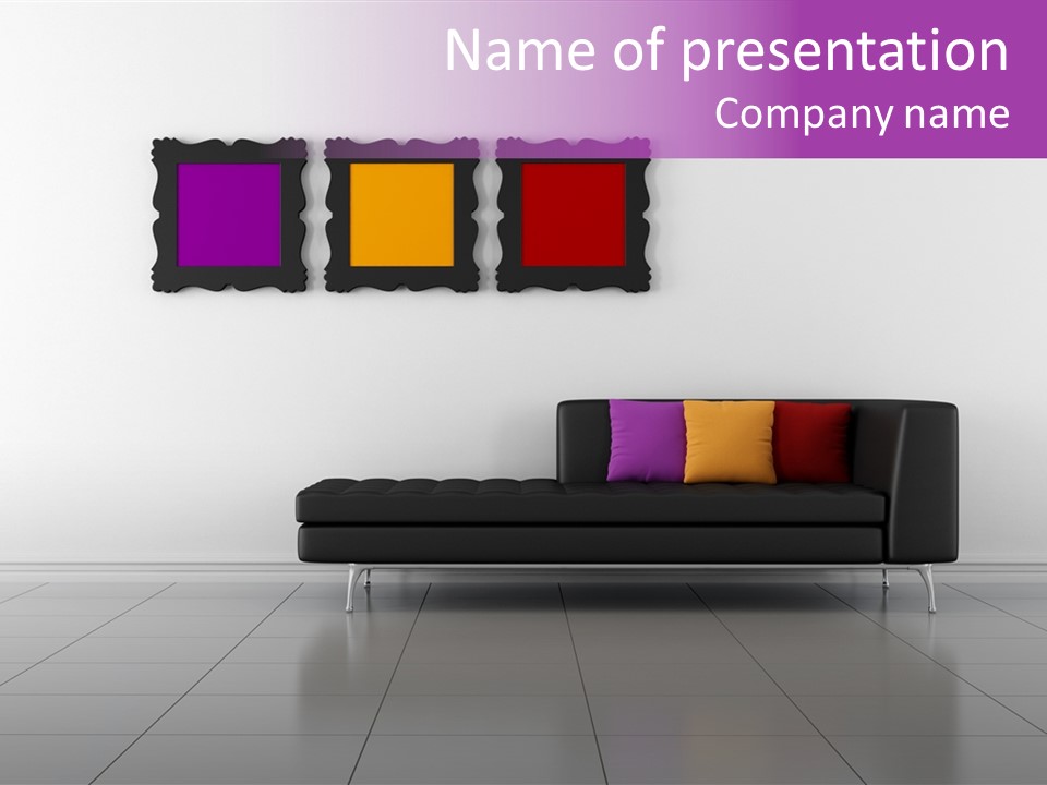 Minimalist Lounge PowerPoint Template