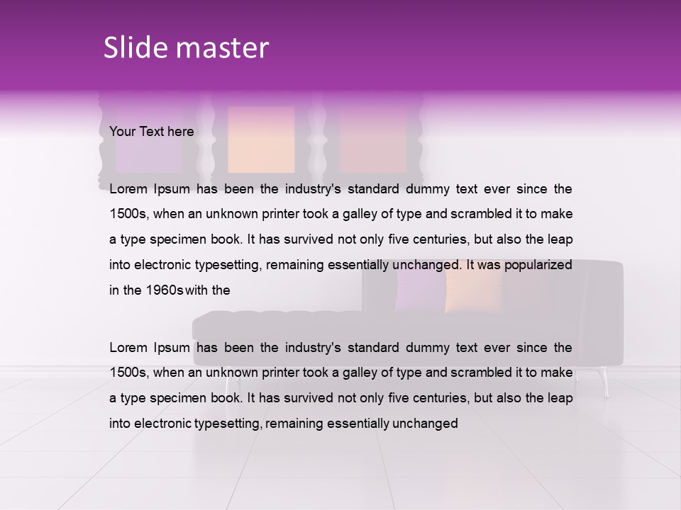 Minimalist Lounge PowerPoint Template