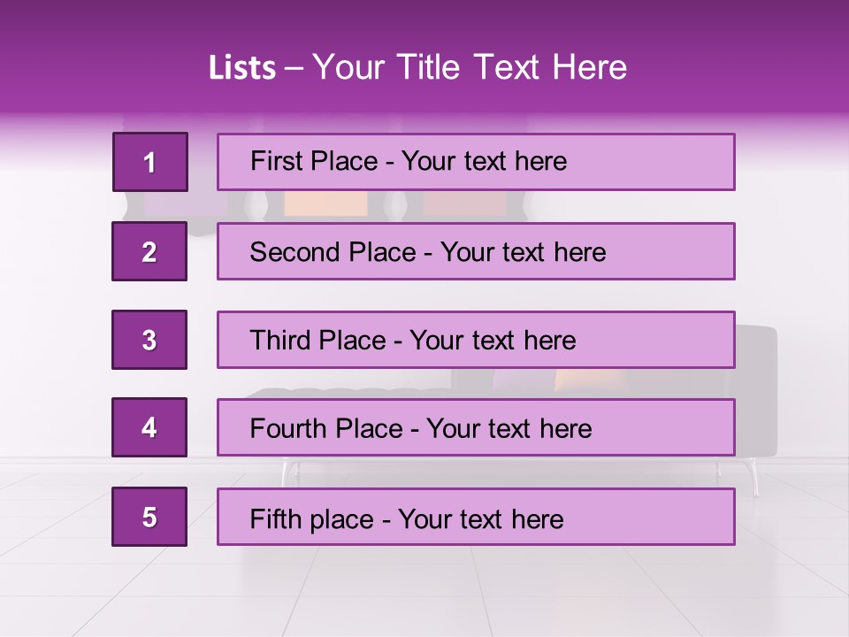 Minimalist Lounge PowerPoint Template