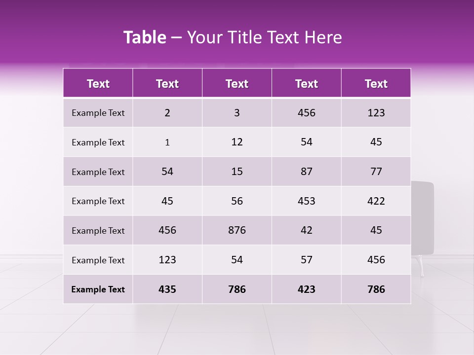 Minimalist Lounge PowerPoint Template