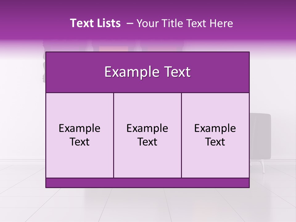 Minimalist Lounge PowerPoint Template