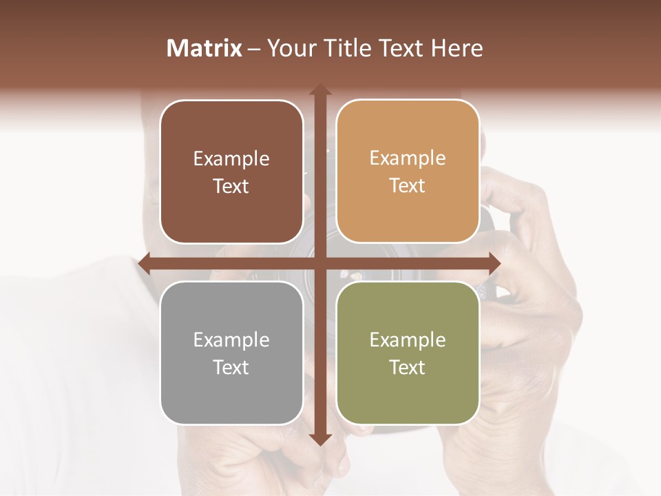 Photographer At Work PowerPoint Template