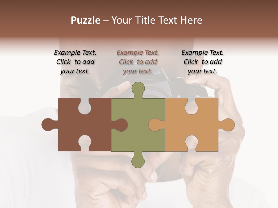 Photographer At Work PowerPoint Template