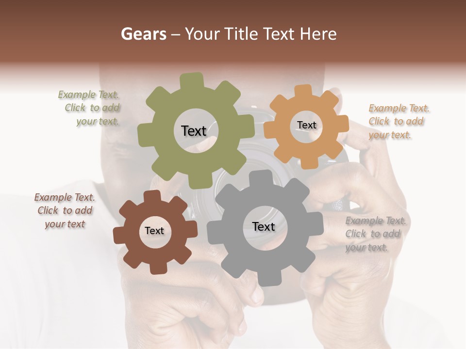 Photographer At Work PowerPoint Template