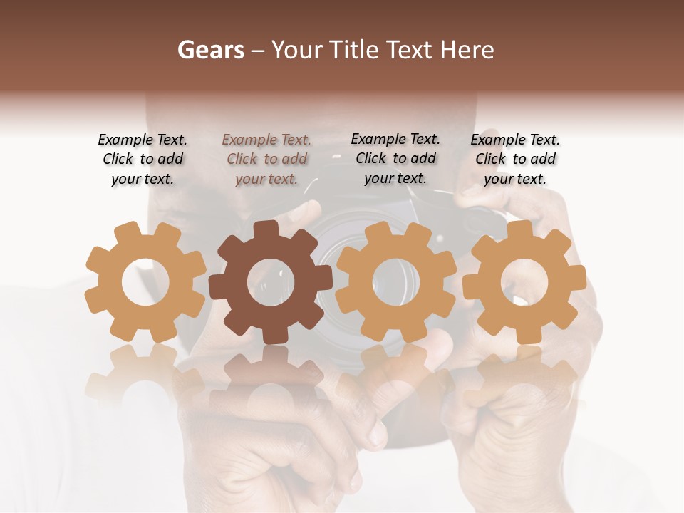 Photographer At Work PowerPoint Template