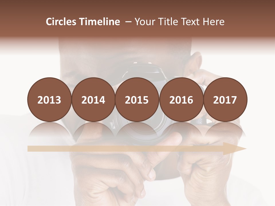 Photographer At Work PowerPoint Template