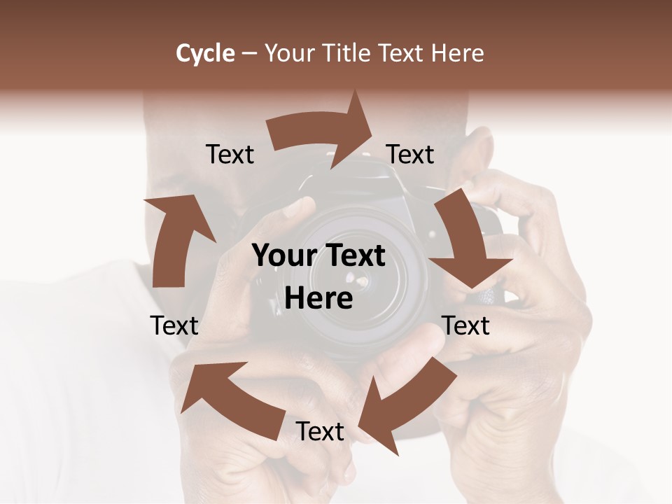 Photographer At Work PowerPoint Template