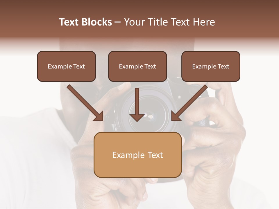 Photographer At Work PowerPoint Template