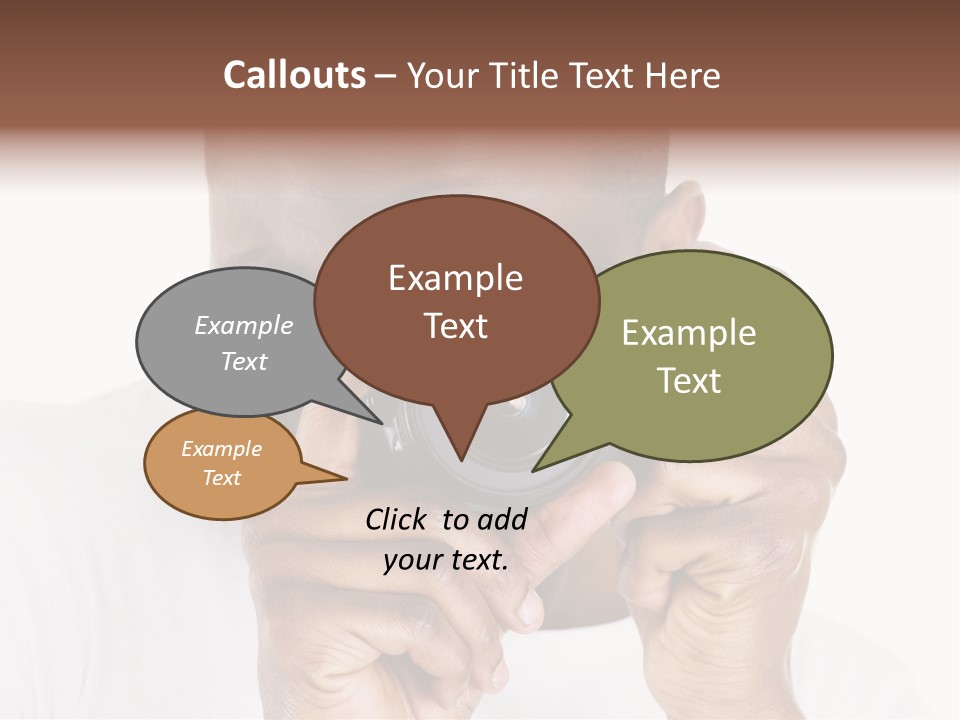 Photographer At Work PowerPoint Template