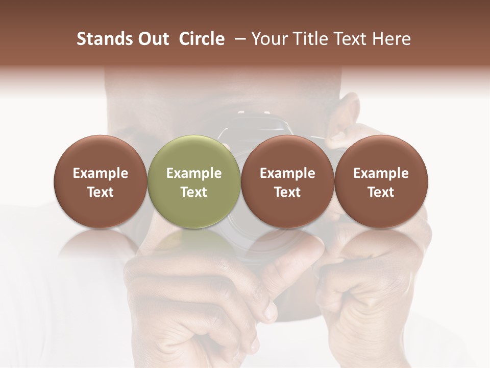 Photographer At Work PowerPoint Template