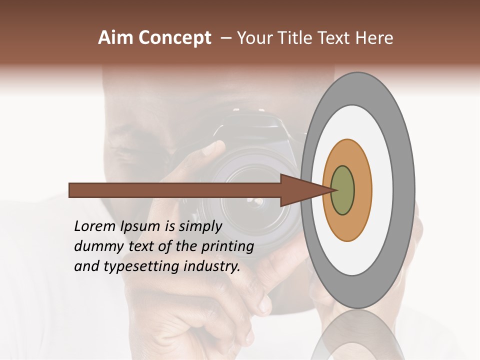 Photographer At Work PowerPoint Template