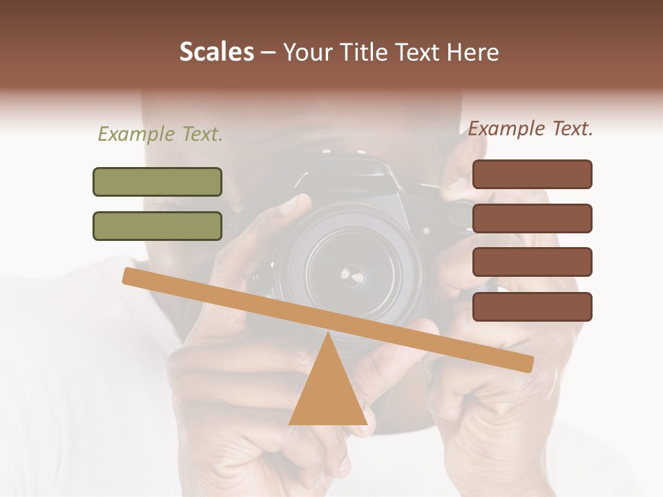 Photographer At Work PowerPoint Template
