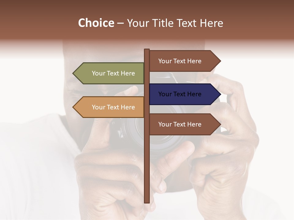 Photographer At Work PowerPoint Template