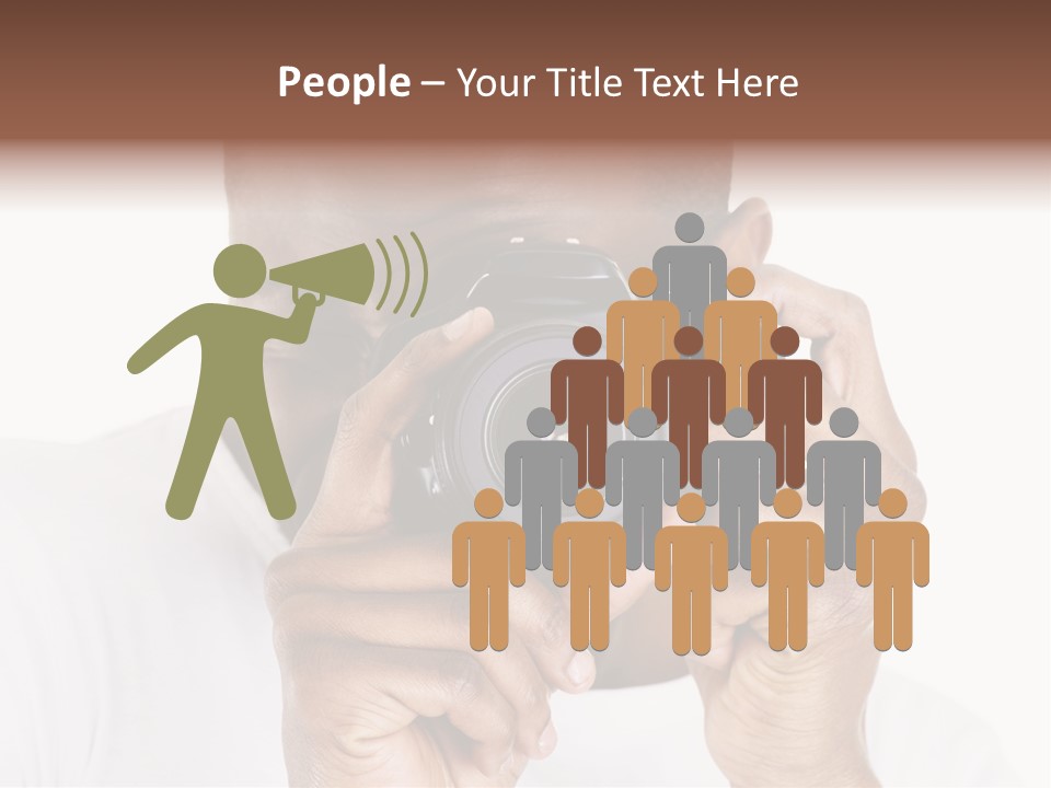 Photographer At Work PowerPoint Template