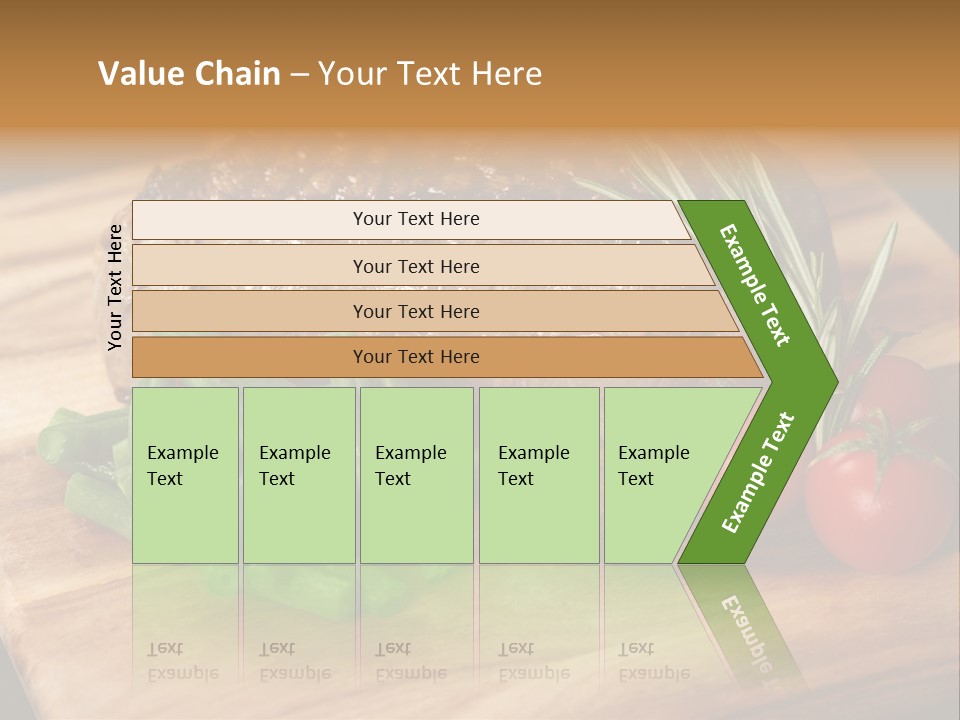 Delicious Sirloin Steak Dinner PowerPoint Template