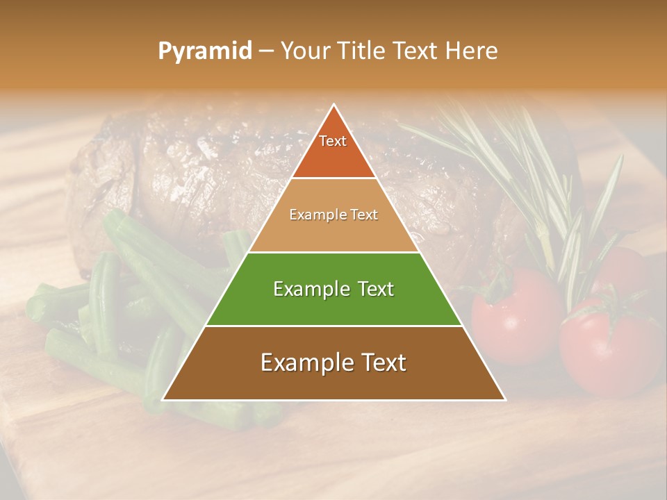 Delicious Sirloin Steak Dinner PowerPoint Template