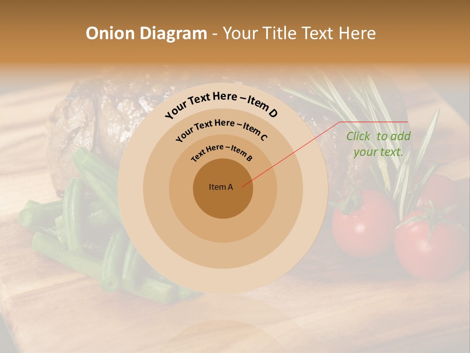 Delicious Sirloin Steak Dinner PowerPoint Template