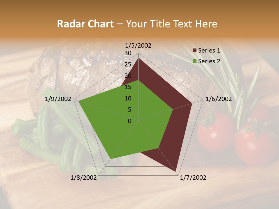 Delicious Sirloin Steak Dinner PowerPoint Template