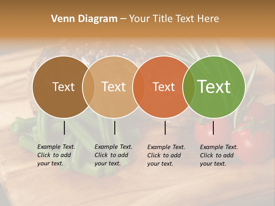 Delicious Sirloin Steak Dinner PowerPoint Template