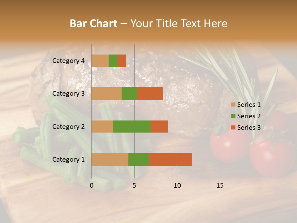 Delicious Sirloin Steak Dinner PowerPoint Template