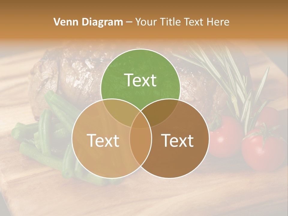 Delicious Sirloin Steak Dinner PowerPoint Template