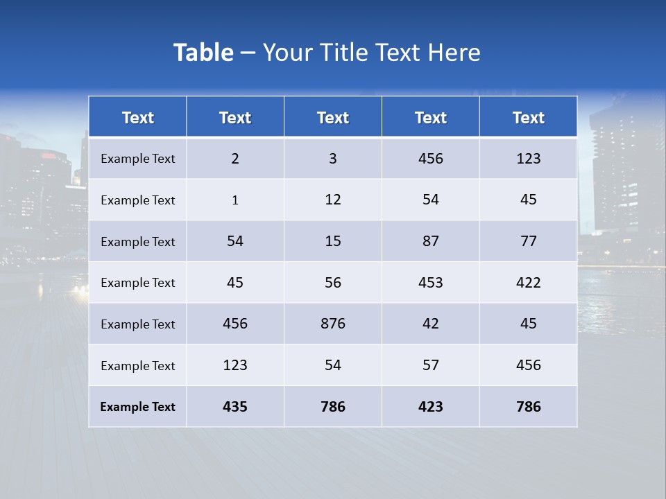 Singapore City In Sunset Time PowerPoint Template