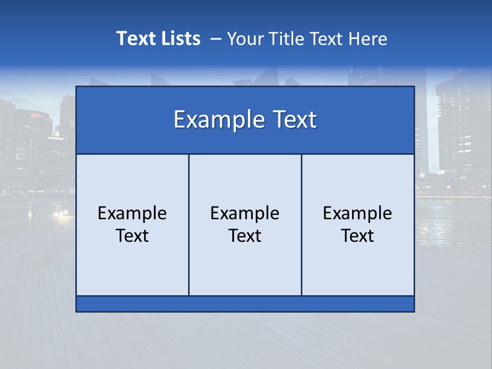 Singapore City In Sunset Time PowerPoint Template