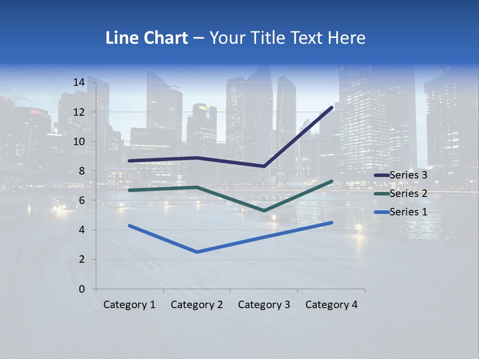 Singapore City In Sunset Time PowerPoint Template