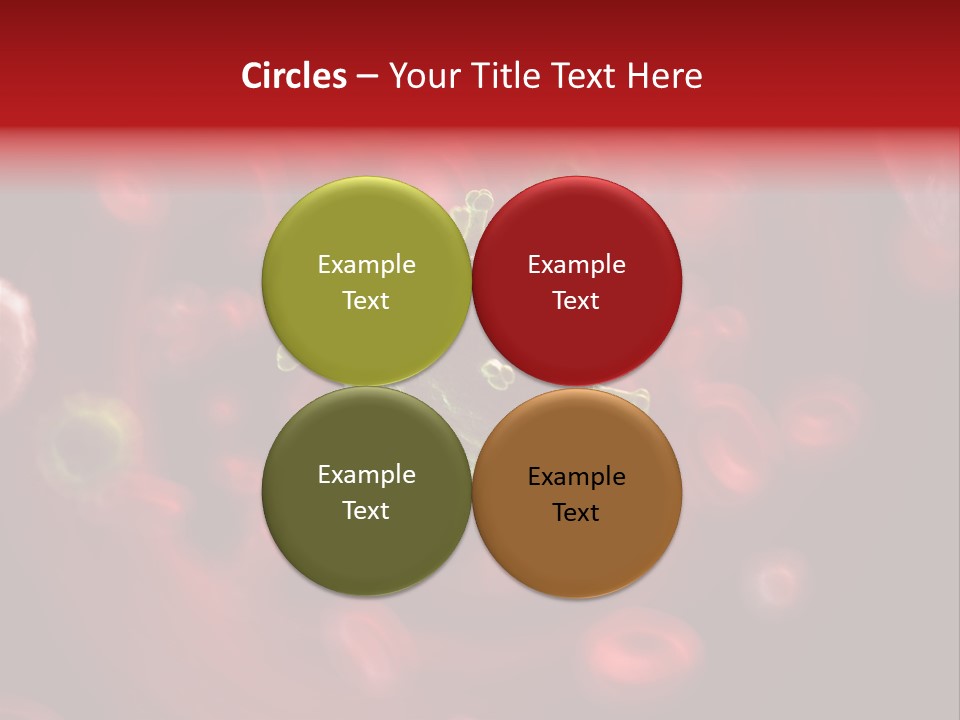Illustration Of A Virus Infecting The Blood PowerPoint Template