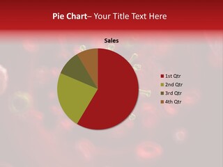 Illustration Of A Virus Infecting The Blood PowerPoint Template