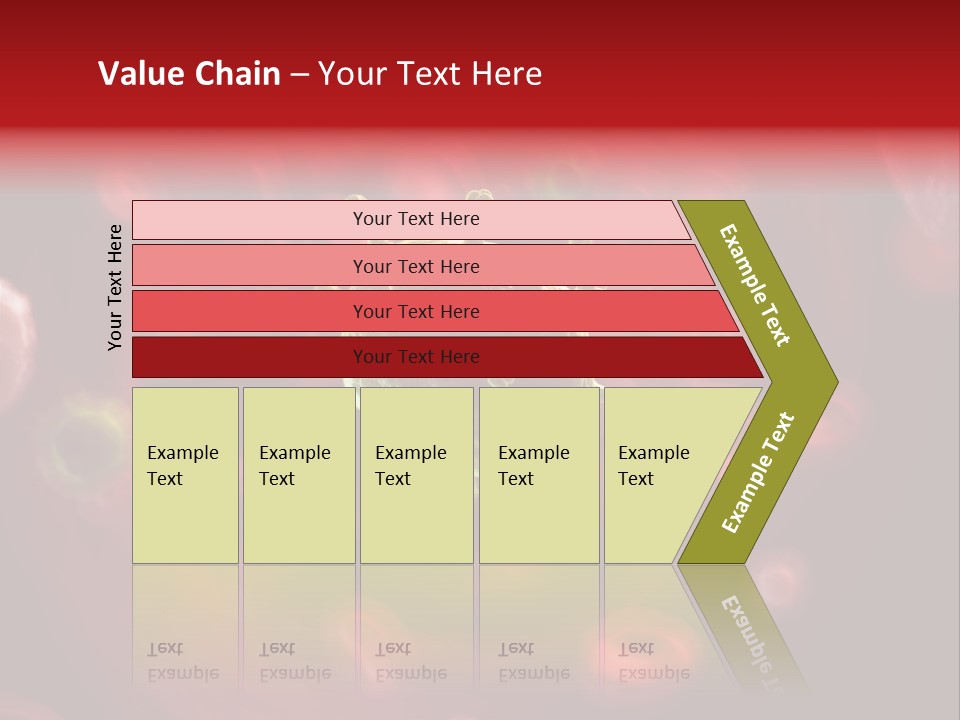 Illustration Of A Virus Infecting The Blood PowerPoint Template